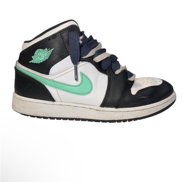 Nike Air Jordan Mid Black/Mint Green – Size